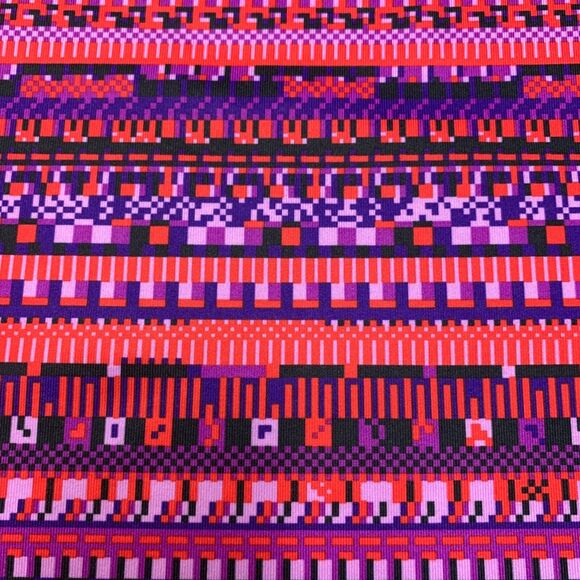 Nike Womens Pullover Top Shirt Dri Fit Geo Print Half Zip Long Sleeve Small - Picture 12 of 12